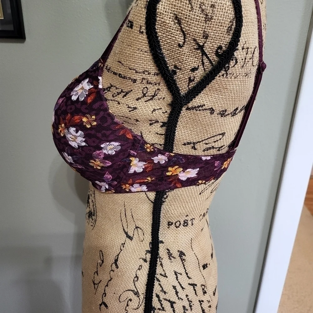 Victoria Secret Pink 34D Floral Bra